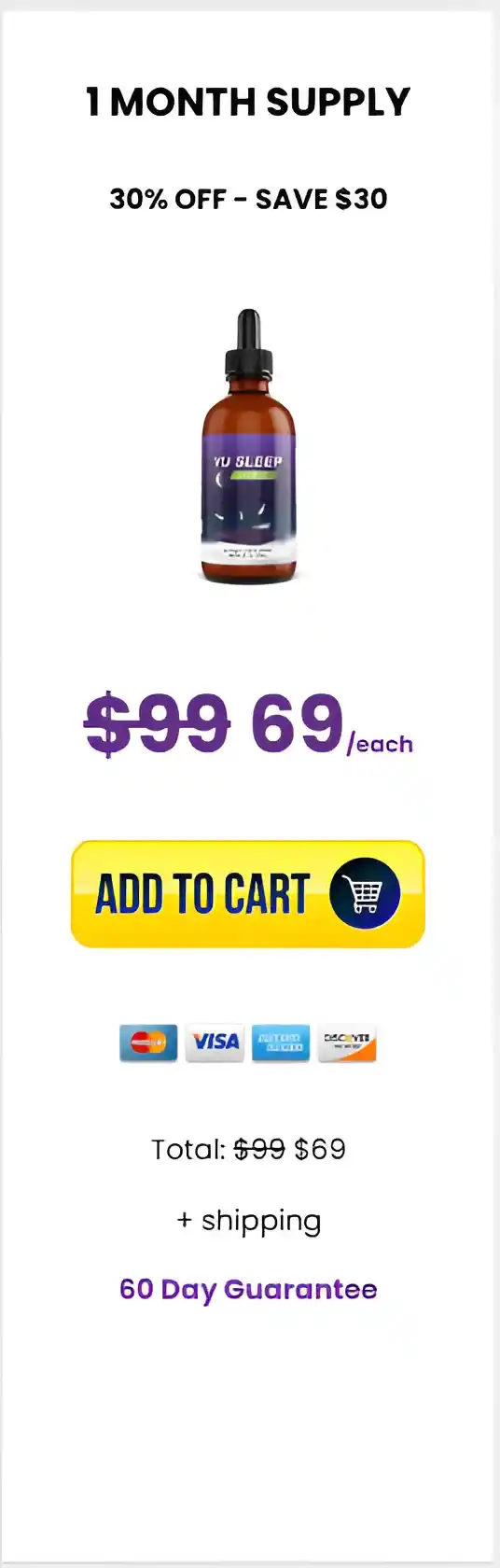 Yu Sleep 1 bottle pricing