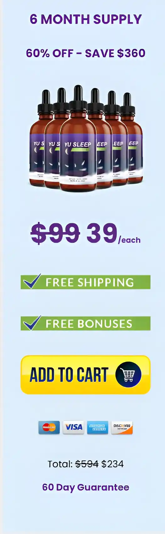 Yu Sleep 6 bottle pricing